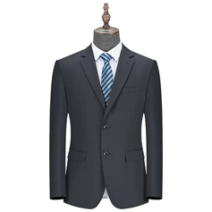 MY5016 TWO BUTTON FLAT LAPEL COLLAR WITH A CENTER SPLIT AT THE BACK