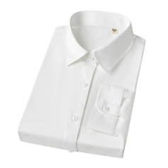 XW6035 WHITE FINE TWILL DOOR COLLAR