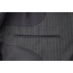 5007 Gray Vertical Stripes