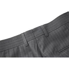 5007 Gray Vertical Stripes