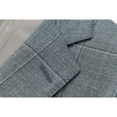 100% Wool Half Linen Lining Craft Suit