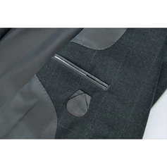 100% Wool Half Linen Lining Craft Suit